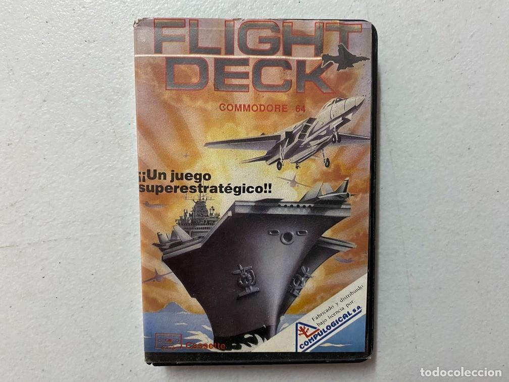 Videojuegos y consolas: FLIGHT DECK - VIDEOJUEGO COMMODORE 64 C-64 - Foto 1
