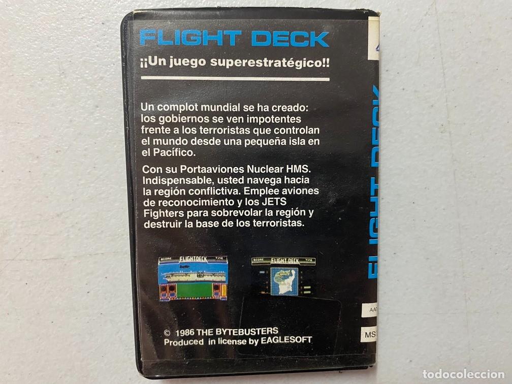 Videojuegos y consolas: FLIGHT DECK - VIDEOJUEGO COMMODORE 64 C-64 - Foto 2