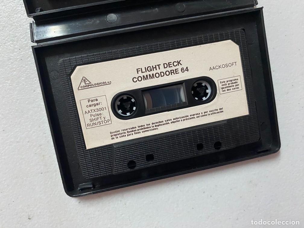 Videojuegos y consolas: FLIGHT DECK - VIDEOJUEGO COMMODORE 64 C-64 - Foto 4