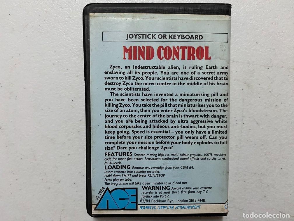 Videojuegos y consolas: MIND CONTROL - VIDEOJUEGO COMMODORE 64 C-64 - Foto 2