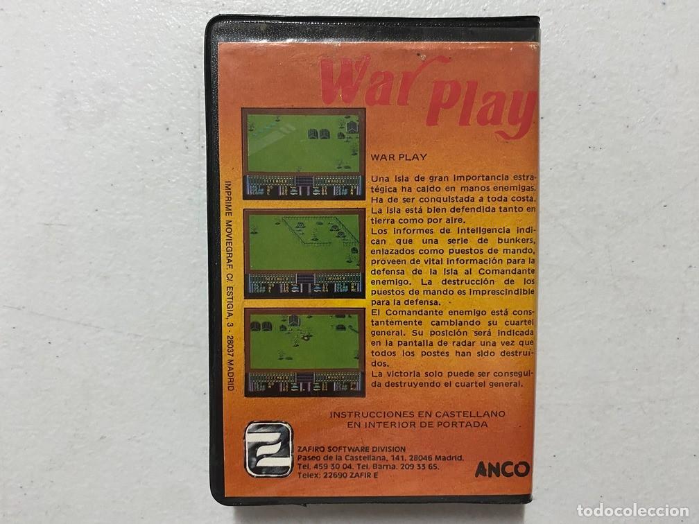 Videojuegos y consolas: WAR PLAY - VIDEOJUEGO COMMODORE 64 C-64 - Foto 2