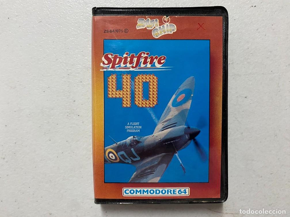 Videojuegos y consolas: SPITFIRE 40 - VIDEOJUEGO COMMODORE 64 C-64 - Foto 1