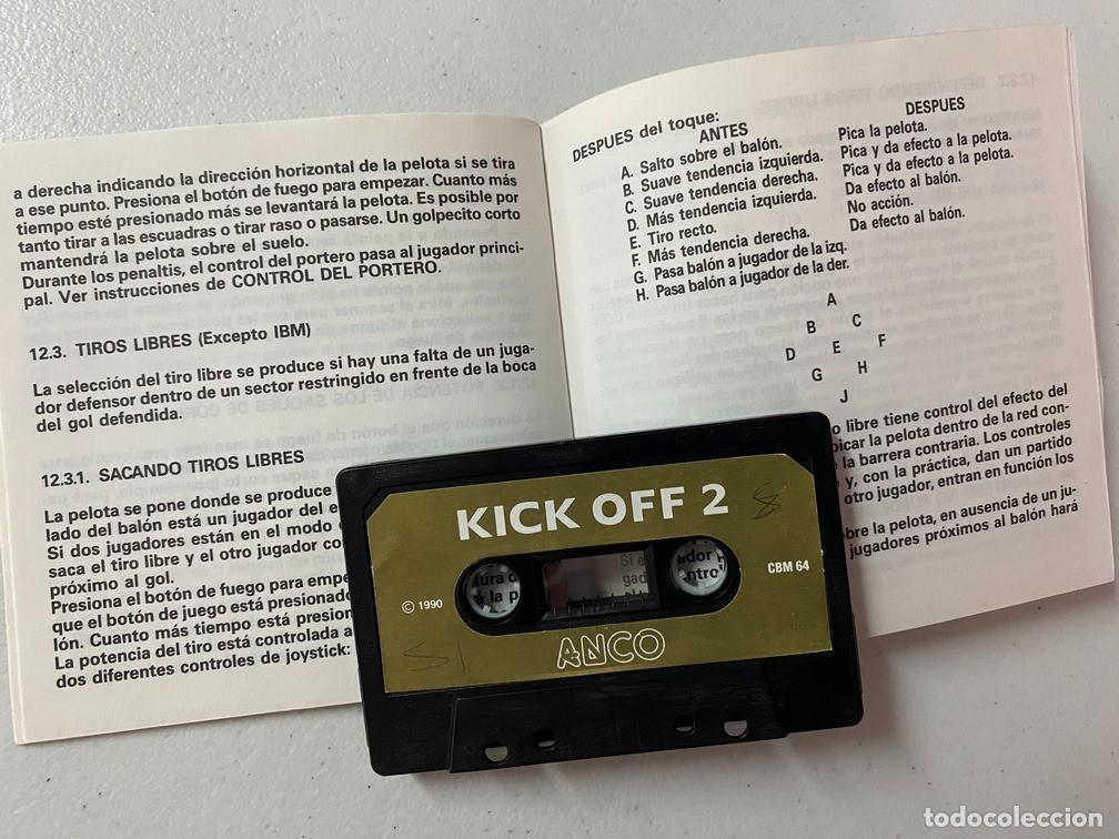 Videojuegos y consolas: KICK OFF 2 - VIDEOJUEGO COMMODORE 64 C-64 - Foto 7