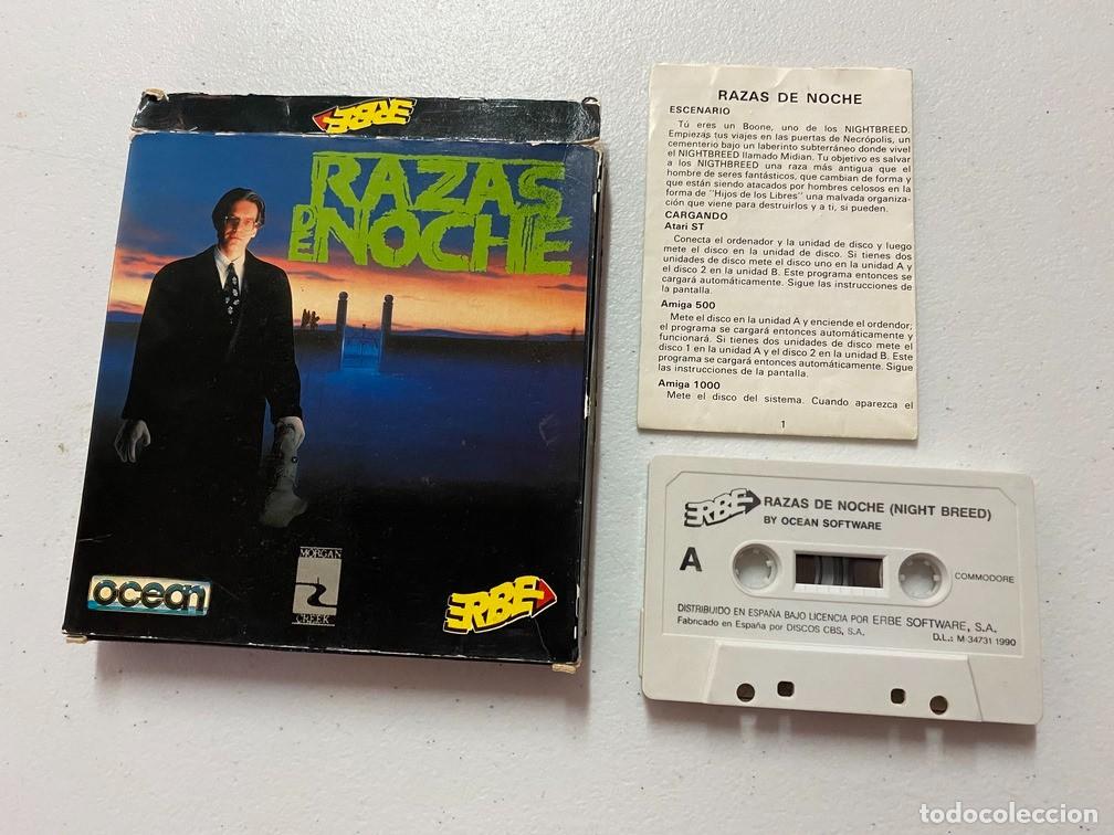 Videojuegos y consolas: RAZAS DE NOCHE - VIDEOJUEGO COMMODORE 64 C-64 - Foto 5