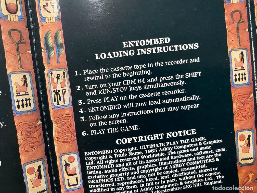 Videojuegos y consolas: ENTOMBED - VIDEOJUEGO COMMODORE 64 - C-64 - Foto 6