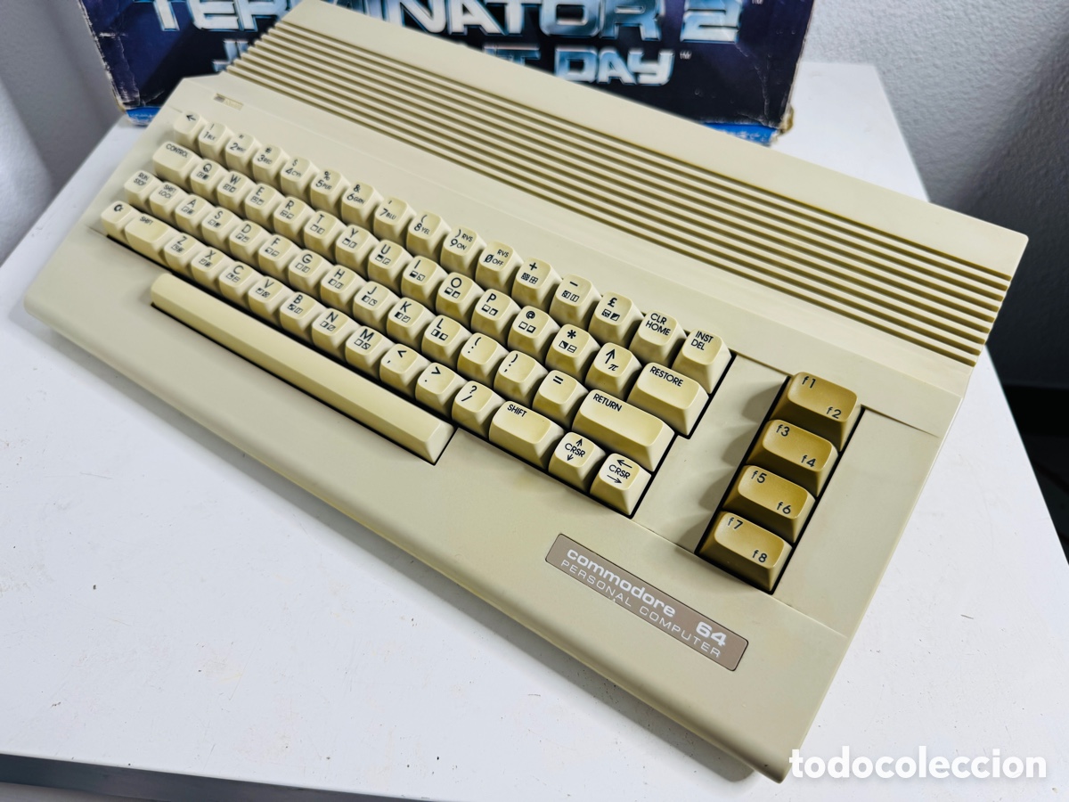 Videojuegos y consolas: Computadora Commodore 64 (C64C) en caja (edici&oacute;n Terminator 2) Sin Probar - Foto 13