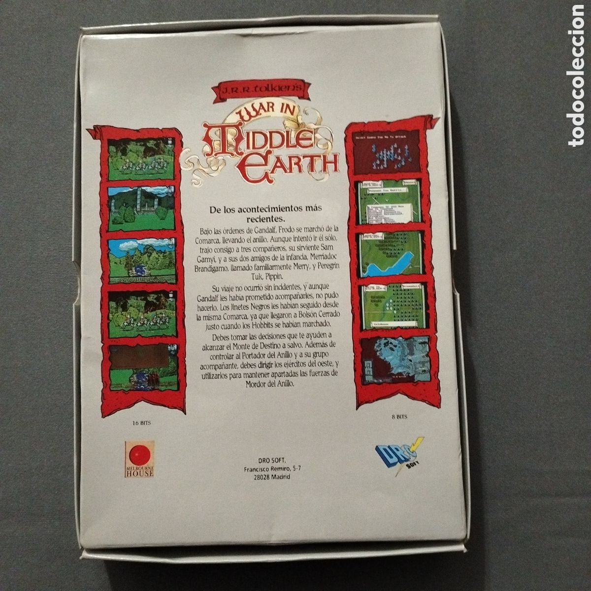 Videojuegos y consolas: War in the Middle Earth. Juego para Commodore 64. - Foto 2