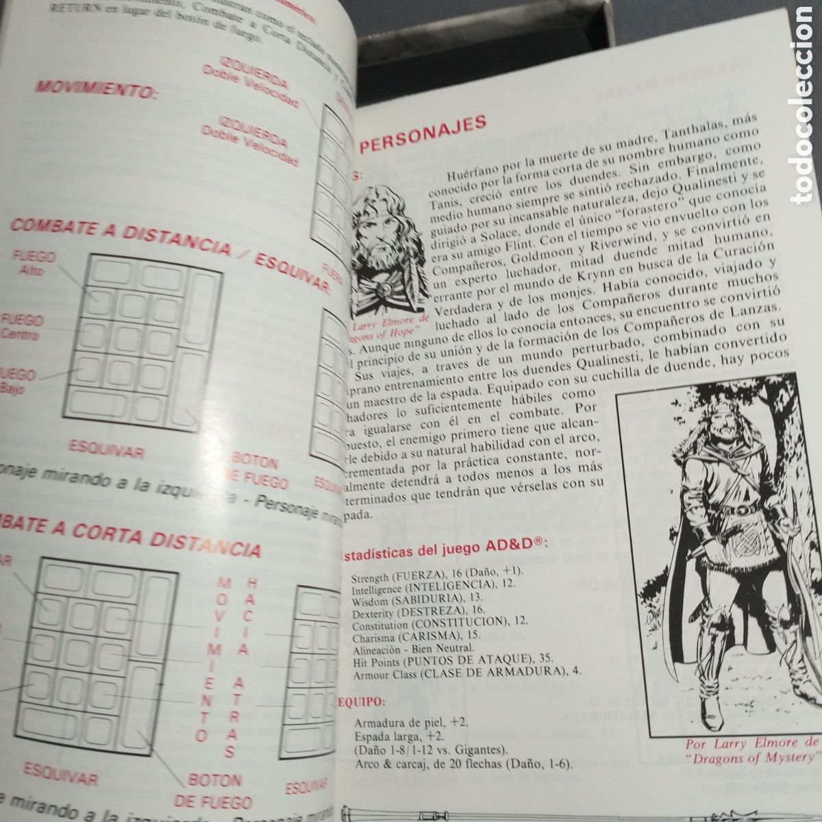 Videojuegos y consolas: Heroes of the lance. Advanced Dungeons & Dragons para Commodore 64 - Foto 6