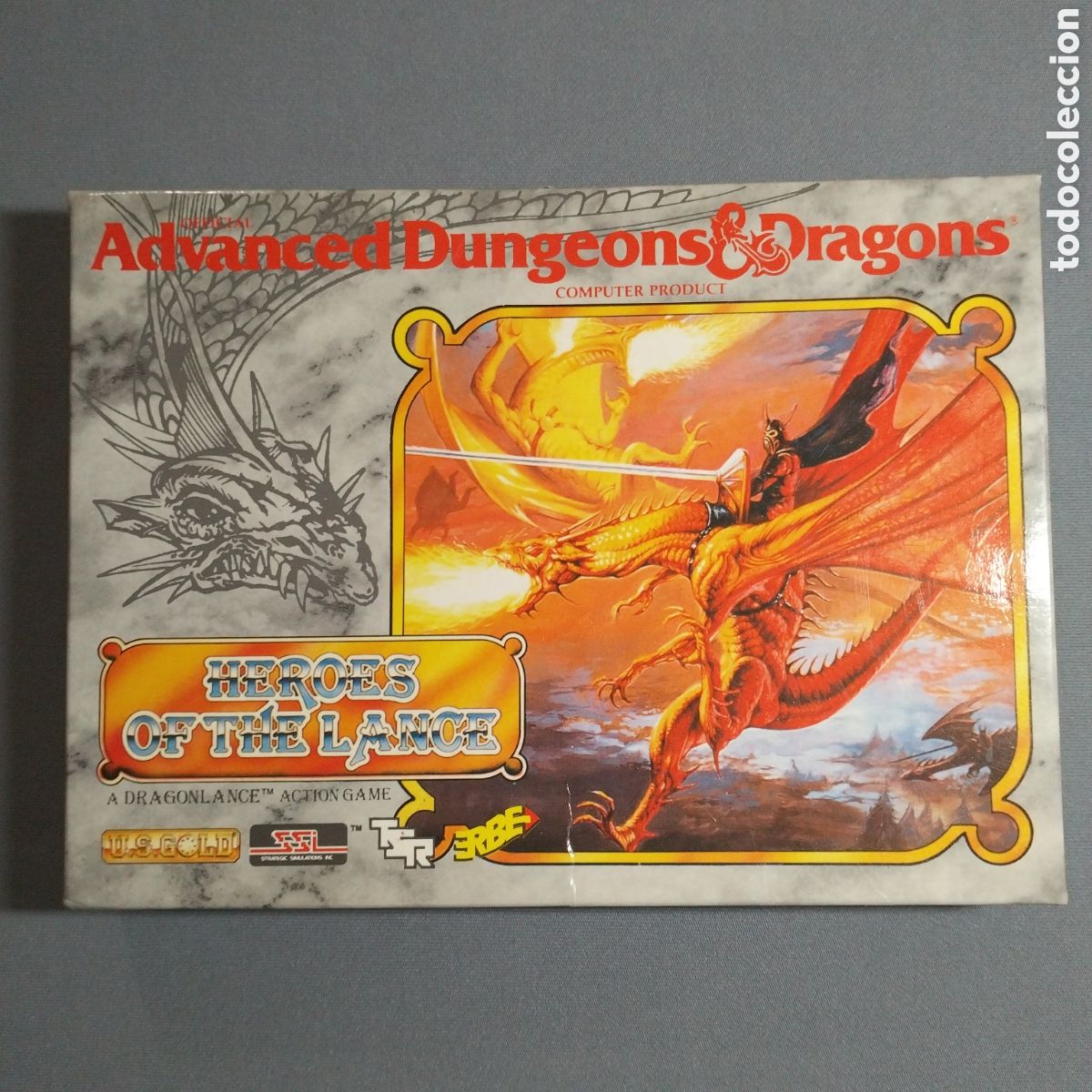 Videojuegos y consolas: Heroes of the lance. Advanced Dungeons & Dragons para Commodore 64 - Foto 1