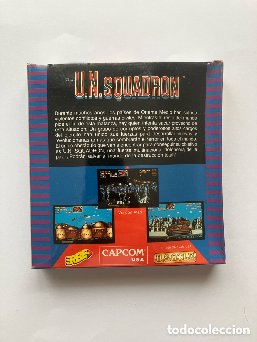 Videojuegos y consolas: U.N. SQUADRON Commodore |PRECINTADO| - Foto 2