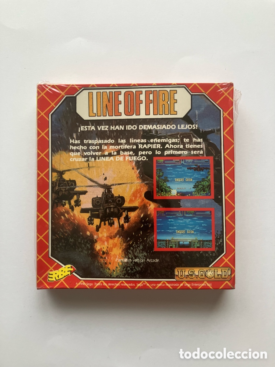 Videojuegos y consolas: Line of Fire Commodore |PRECINTADO| - Foto 2