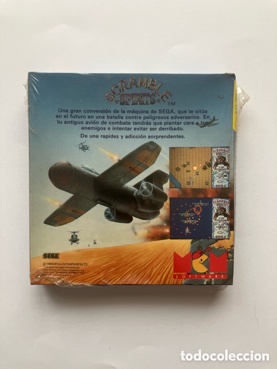 Videojuegos y consolas: SCRAMBLE SPIRITS Commodore |PRECINTADO| - Foto 2