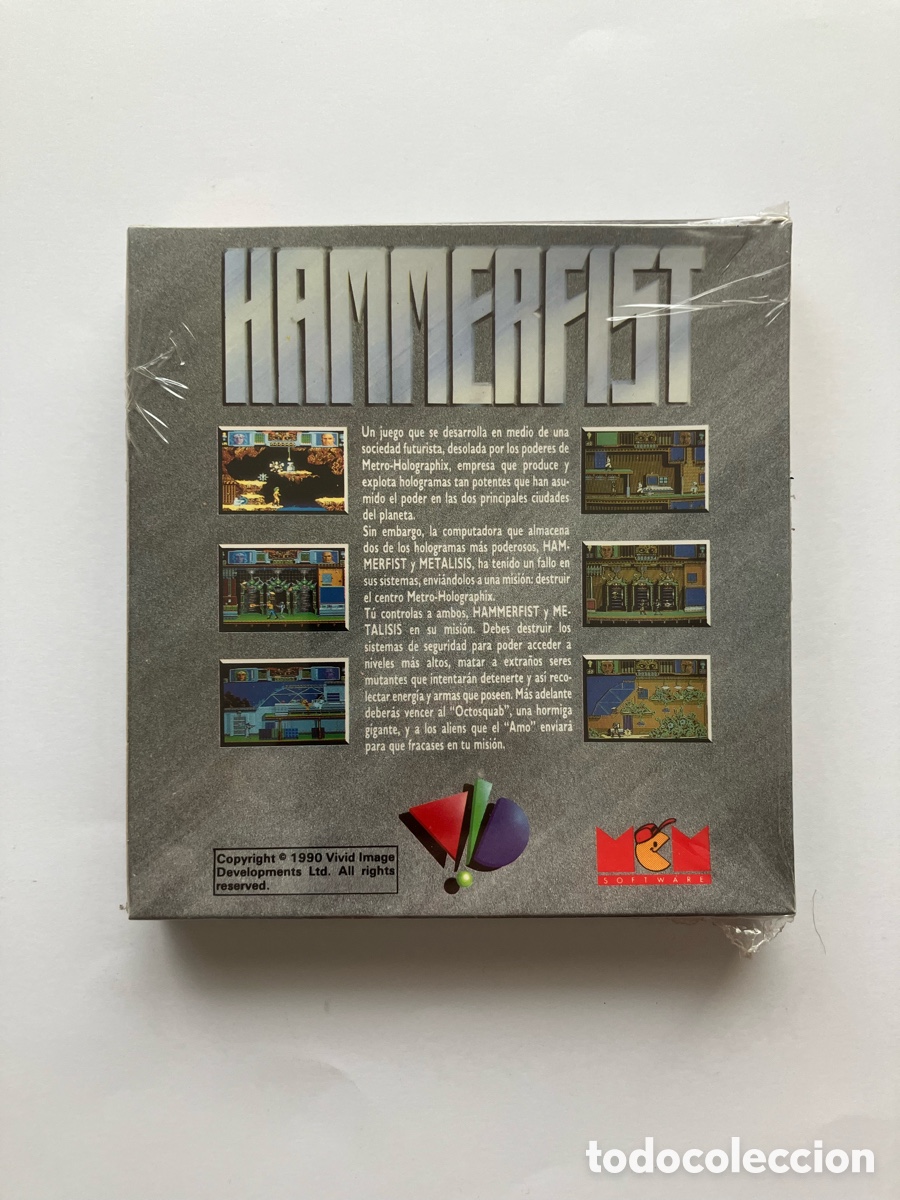 Videojuegos y consolas: HAMMERFIST Commodore |PRECINTADO| - Foto 2