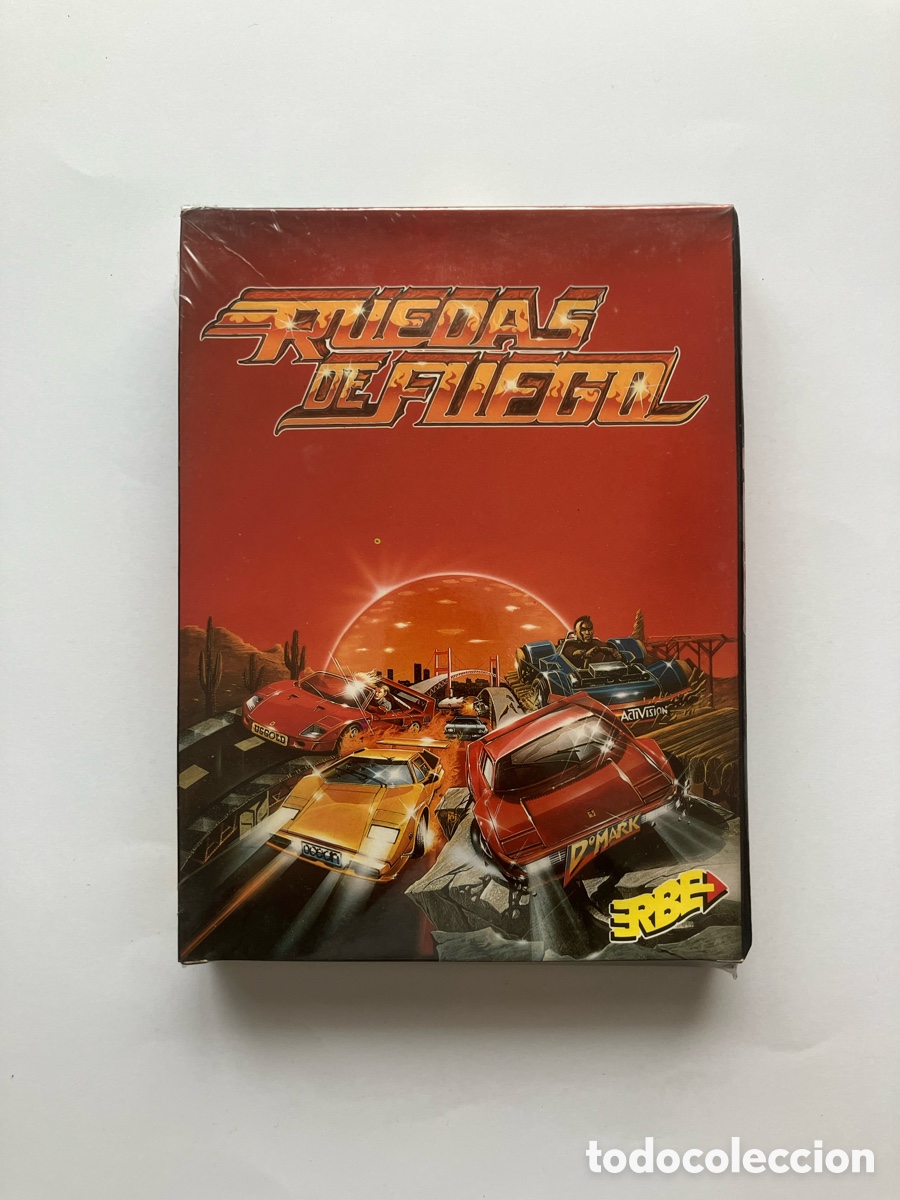 Videojuegos y consolas: RUEDAS DE FUEGO Commodore |PRECINTADO| - Foto 1