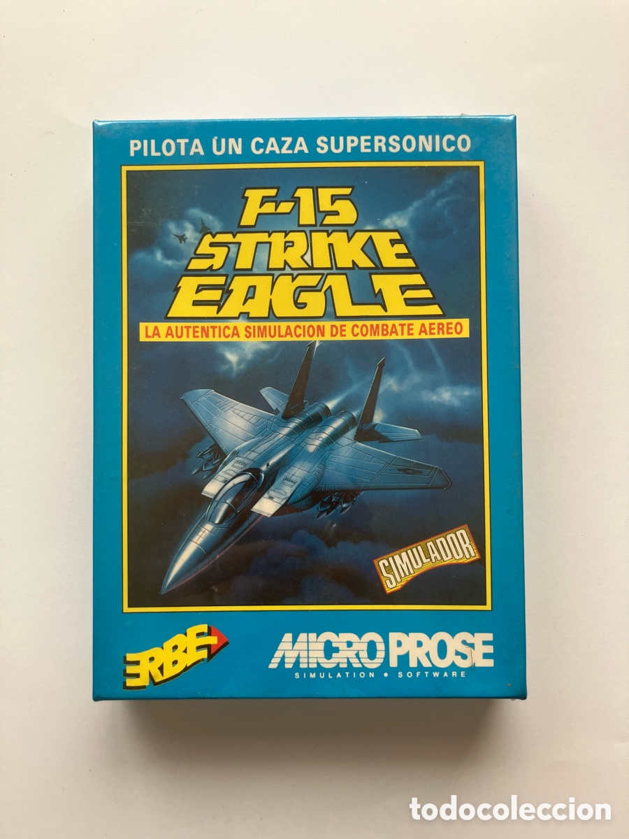 Videojuegos y consolas: F-15 STRIKE EAGLE Commodore |PRECINTADO| - Foto 1