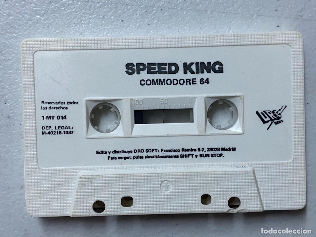 Videojuegos y consolas: SPEED KING - SOLO CINTA- VIDEOJUEGO COMMODORE 64 - C-64 - Foto 1