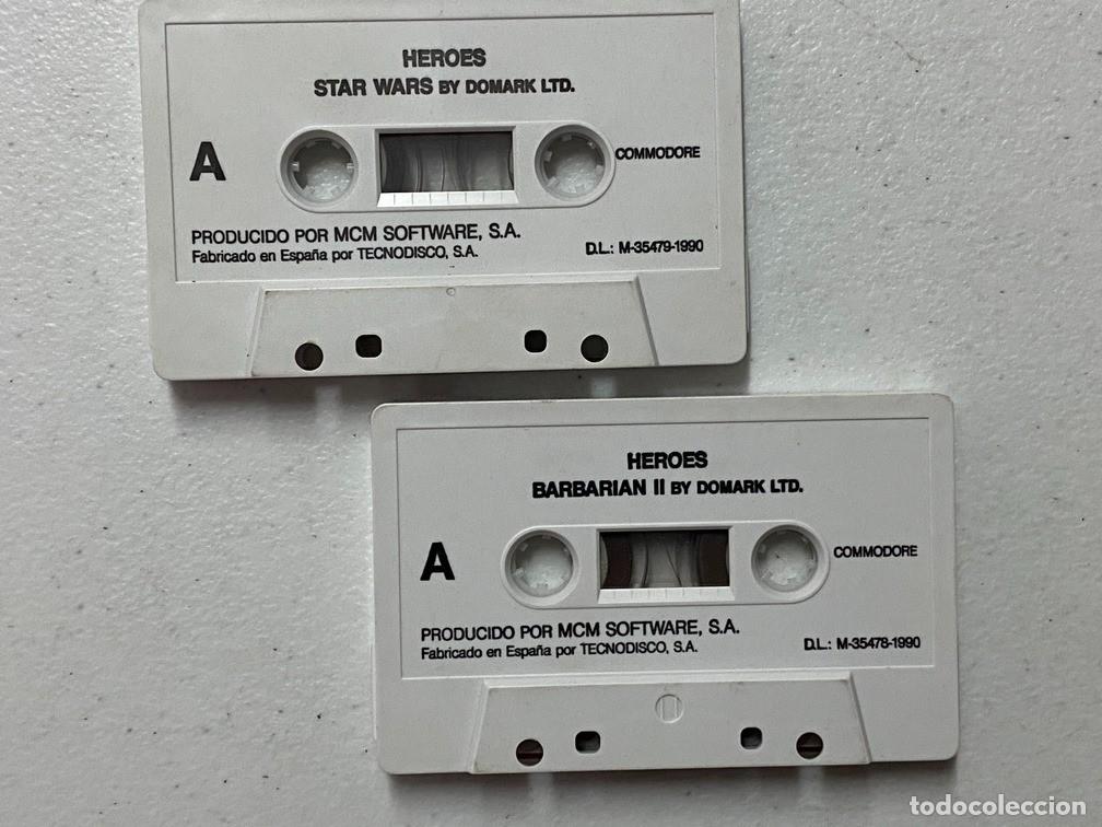 Videojuegos y consolas: HEROES PACK - SOLO CINTA- VIDEOJUEGO COMMODORE 64 - C-64 - Foto 1