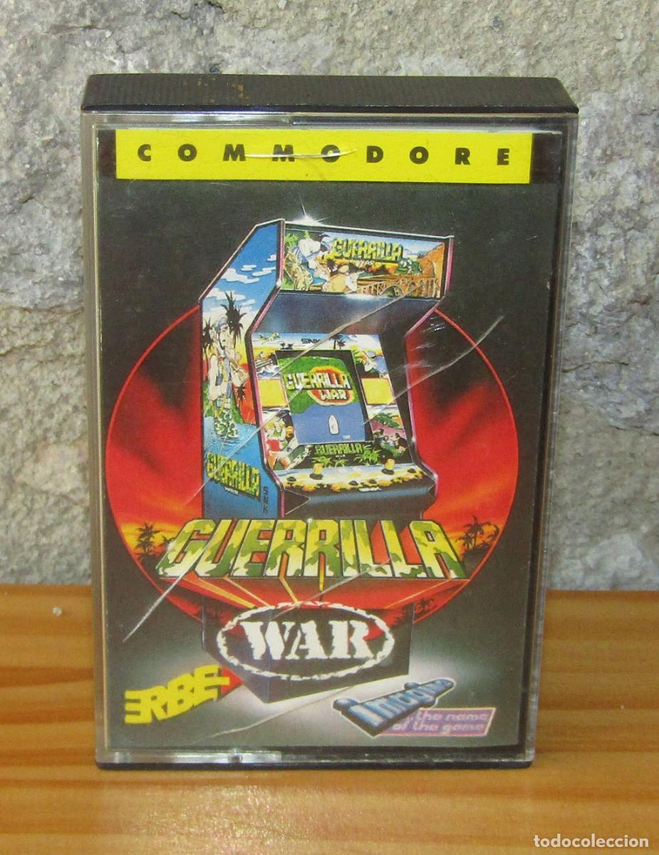 Videojuegos y consolas: GUERRILLA WAR - COMMODORE - ANTIGUO VIDEOJUEGO CASSETTE - ERBE SOFTWARE - Foto 1
