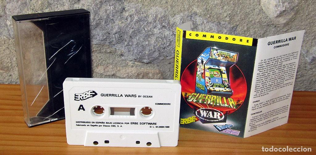 Videojuegos y consolas: GUERRILLA WAR - COMMODORE - ANTIGUO VIDEOJUEGO CASSETTE - ERBE SOFTWARE - Foto 3