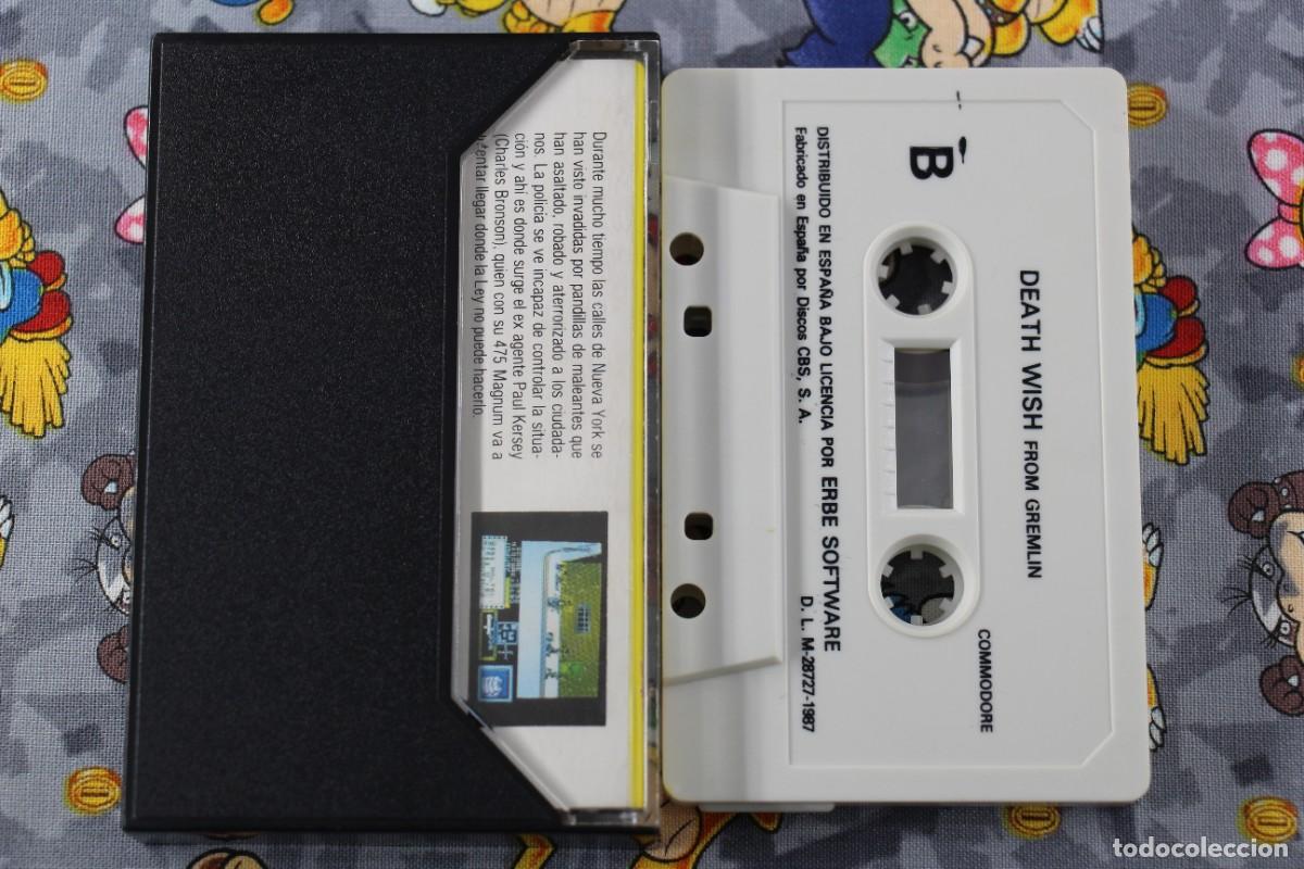 Videojuegos y consolas: COMMODORE 64K ERBE DEATH WISH 3 EN ESPA&Ntilde;OL - Foto 2