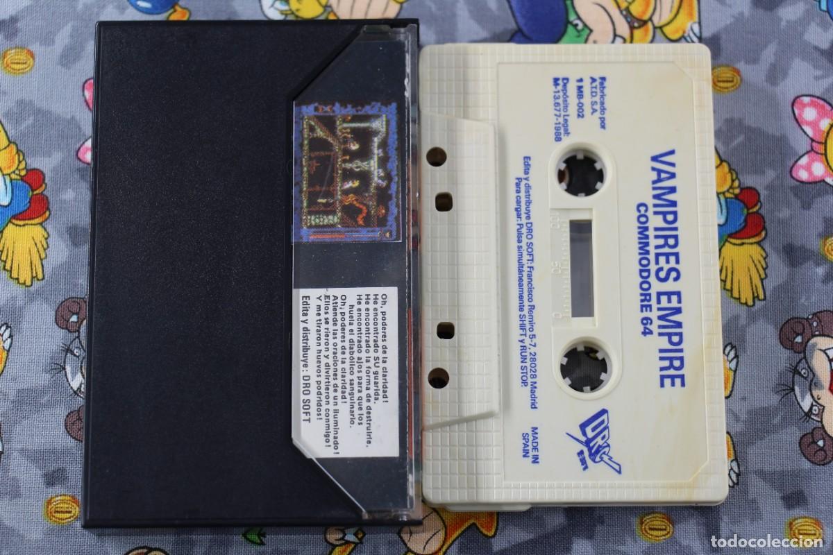Videojuegos y consolas: COMMODORE 64K CINTA DROSOFT VAMPIRES EMPIRE EN ESPA&Ntilde;OL - Foto 2