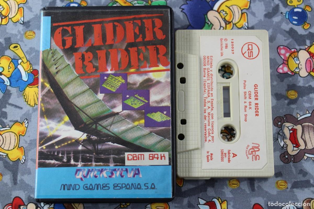 Videojuegos y consolas: COMMODORE 64K ESTUCHE QUICKSILVA GLIDER RIDER EN ESPA&Ntilde;OL - Foto 1