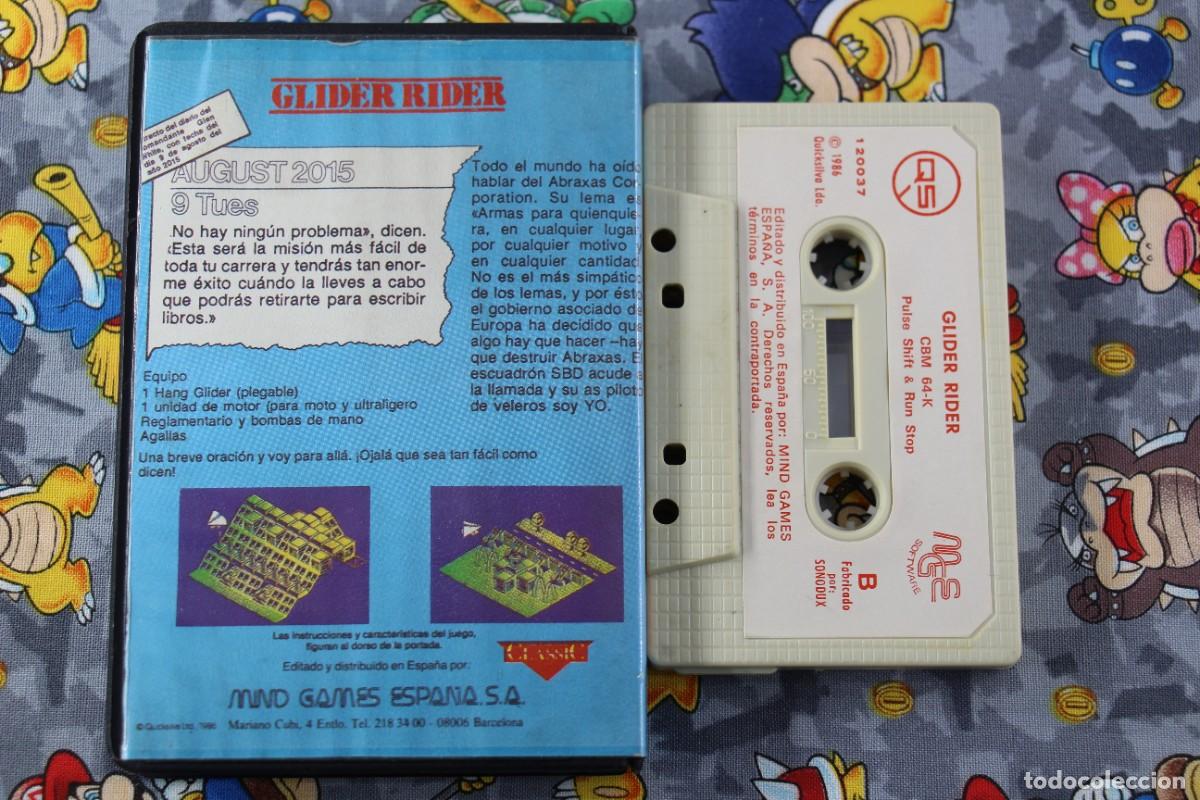 Videojuegos y consolas: COMMODORE 64K ESTUCHE QUICKSILVA GLIDER RIDER EN ESPA&Ntilde;OL - Foto 2