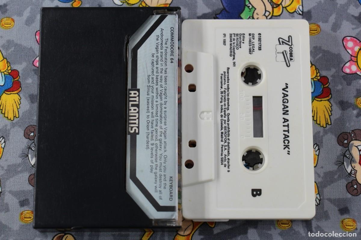 Videojuegos y consolas: COMMODORE 64K CINTA VAGAN ATTACK EN ESPA&Ntilde;OL - Foto 2