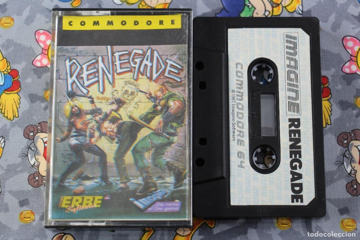 Videojuegos y consolas: COMMODORE 64K CINTA ERBE RENEGADE EN ESPA&Ntilde;OL - Foto 1