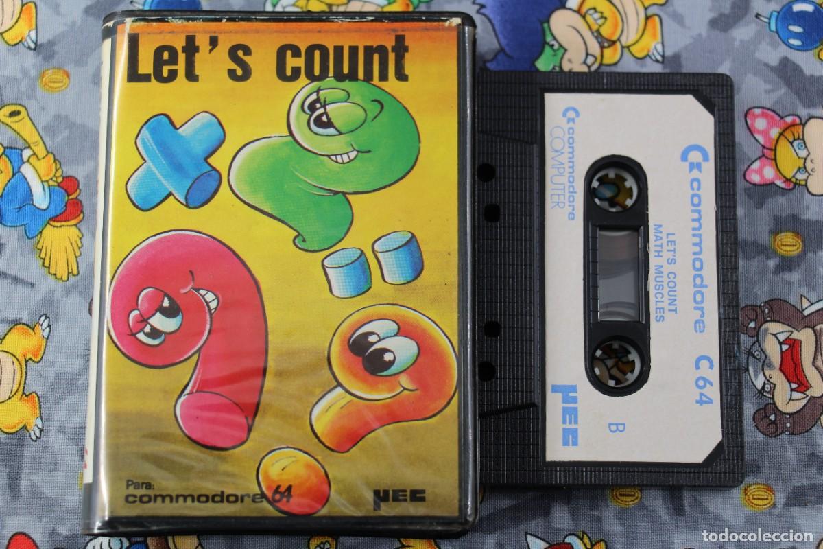 Videojuegos y consolas: COMMODORE 64K ESTUCHE LETS COUNT EN ESPA&Ntilde;OL - Foto 1