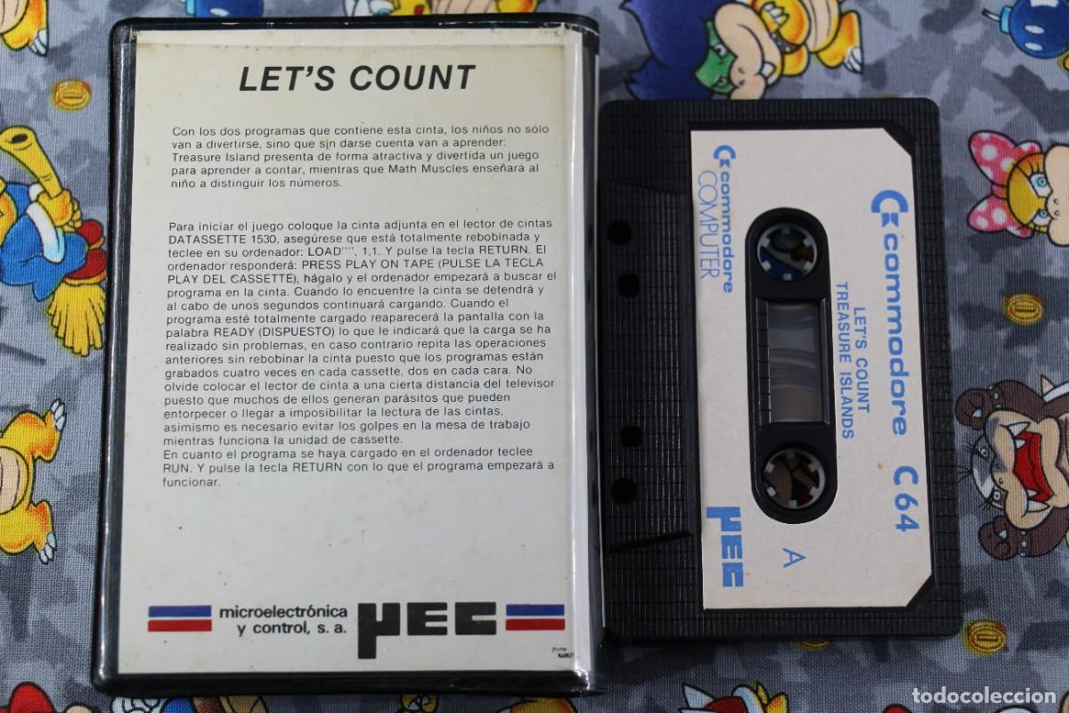 Videojuegos y consolas: COMMODORE 64K ESTUCHE LETS COUNT EN ESPA&Ntilde;OL - Foto 2