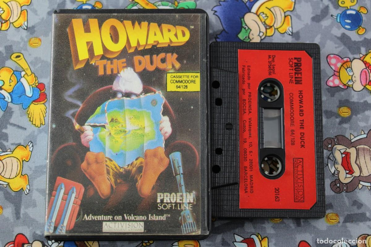 Videojuegos y consolas: COMMODORE 64K 128K ESTUCHE HOWARD THE DUCK EN ESPA&Ntilde;OL - Foto 1