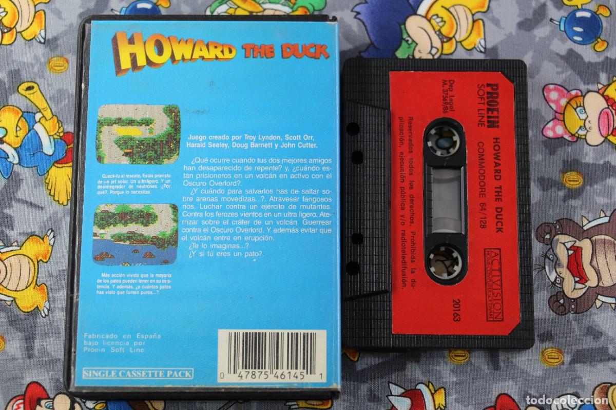 Videojuegos y consolas: COMMODORE 64K 128K ESTUCHE HOWARD THE DUCK EN ESPA&Ntilde;OL - Foto 2