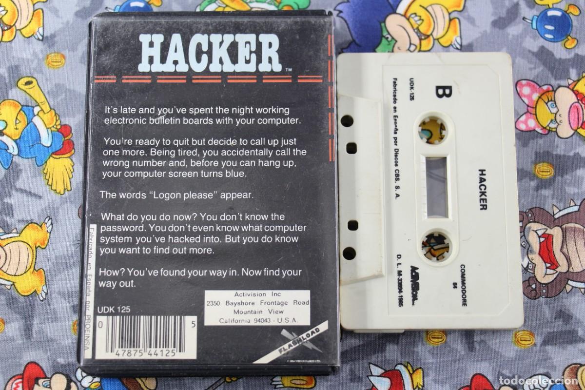 Videojuegos y consolas: COMMODORE 64K 128K ESTUCHE HACKER EN ESPA&Ntilde;OL - Foto 2