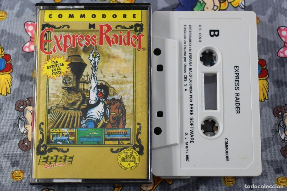 Videojuegos y consolas: COMMODORE 64K CINTA ERBE EXPRESS RAIDER EN ESPA&Ntilde;OL - Foto 1