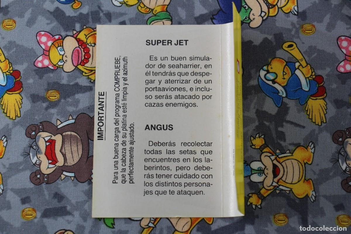 Videojuegos y consolas: COMMODORE 64K CINTA COMMODORE SOFT MAGAZINE NUM. 5 SUPER JET / ANGUS EN ESPA&Ntilde;OL - Foto 3