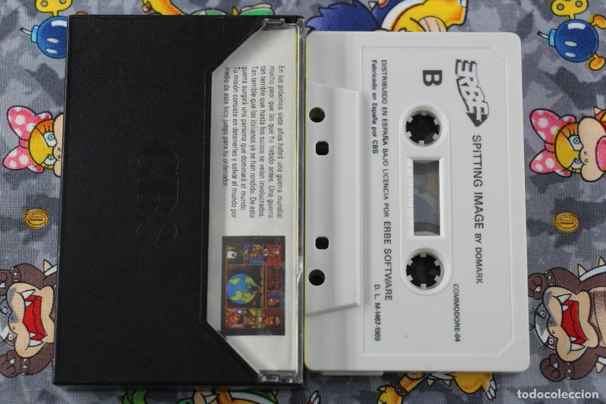 Videojuegos y consolas: COMMODORE 64K CINTA ERBE SPITTING IMAGE EN ESPA&Ntilde;OL - Foto 2