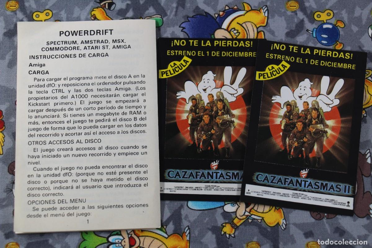 Videojuegos y consolas: COMMODORE 64K CAJA DE CARTON MCM SEGA POWER DRIFT EN ESPA&Ntilde;OL - Foto 3
