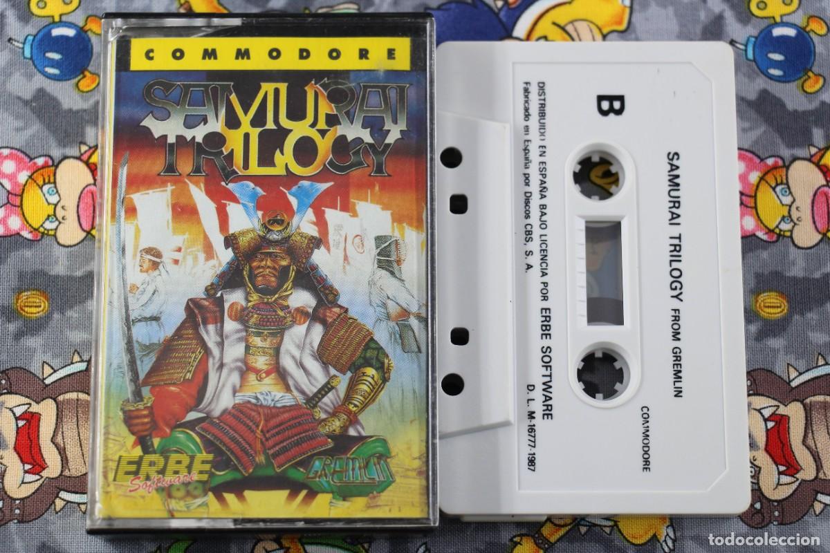 Videojuegos y consolas: COMMODORE 64K CINTA ERBE SAMURAI TRILOGY EN ESPA&Ntilde;OL - Foto 1