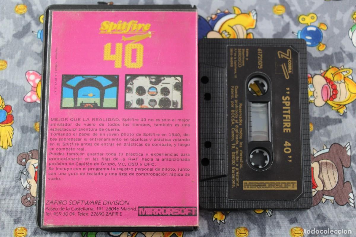 Videojuegos y consolas: COMMODORE 64K ESTUCHE ZAFIRO SOFTWARE SPITFIRE 40 EN ESPA&Ntilde;OL - Foto 2
