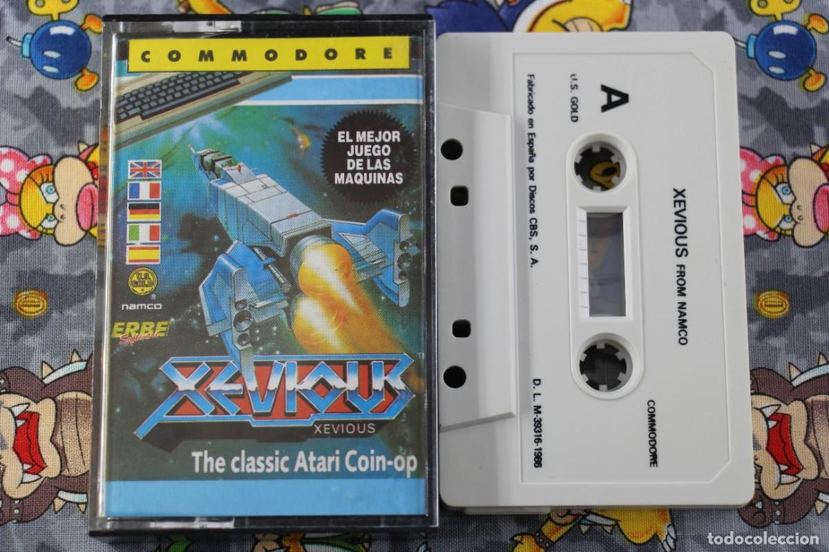 Videojuegos y consolas: COMMODORE 64K CINTA ATARI ERBE XEVIOUS EN ESPA&Ntilde;OL - Foto 1