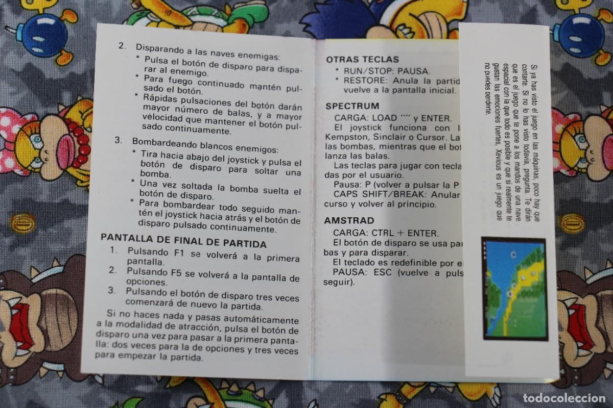 Videojuegos y consolas: COMMODORE 64K CINTA ATARI ERBE XEVIOUS EN ESPA&Ntilde;OL - Foto 3