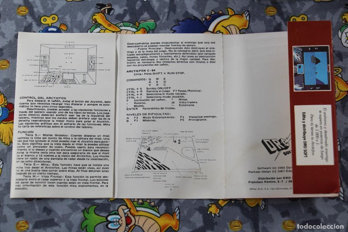 Videojuegos y consolas: COMMODORE 64K CINTA DRO SOFT ARCTICFOX EN ESPA&Ntilde;OL - Foto 3
