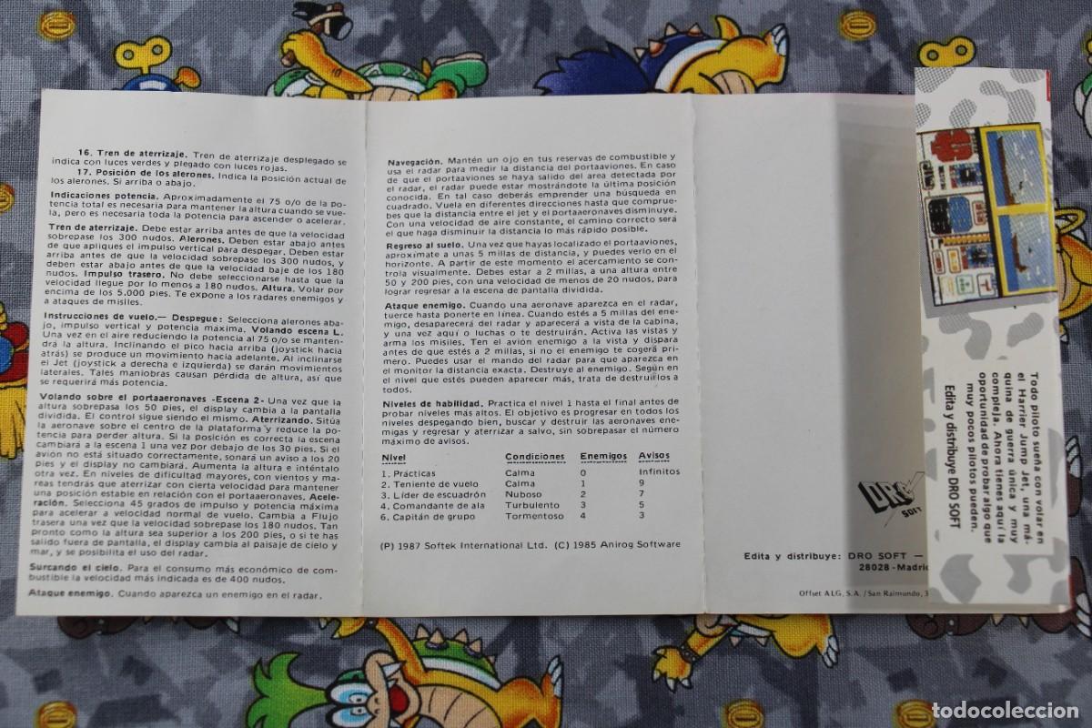 Videojuegos y consolas: COMMODORE 64K 128K CINTA DRO SOFT JUMP JET EN ESPA&Ntilde;OL - Foto 3