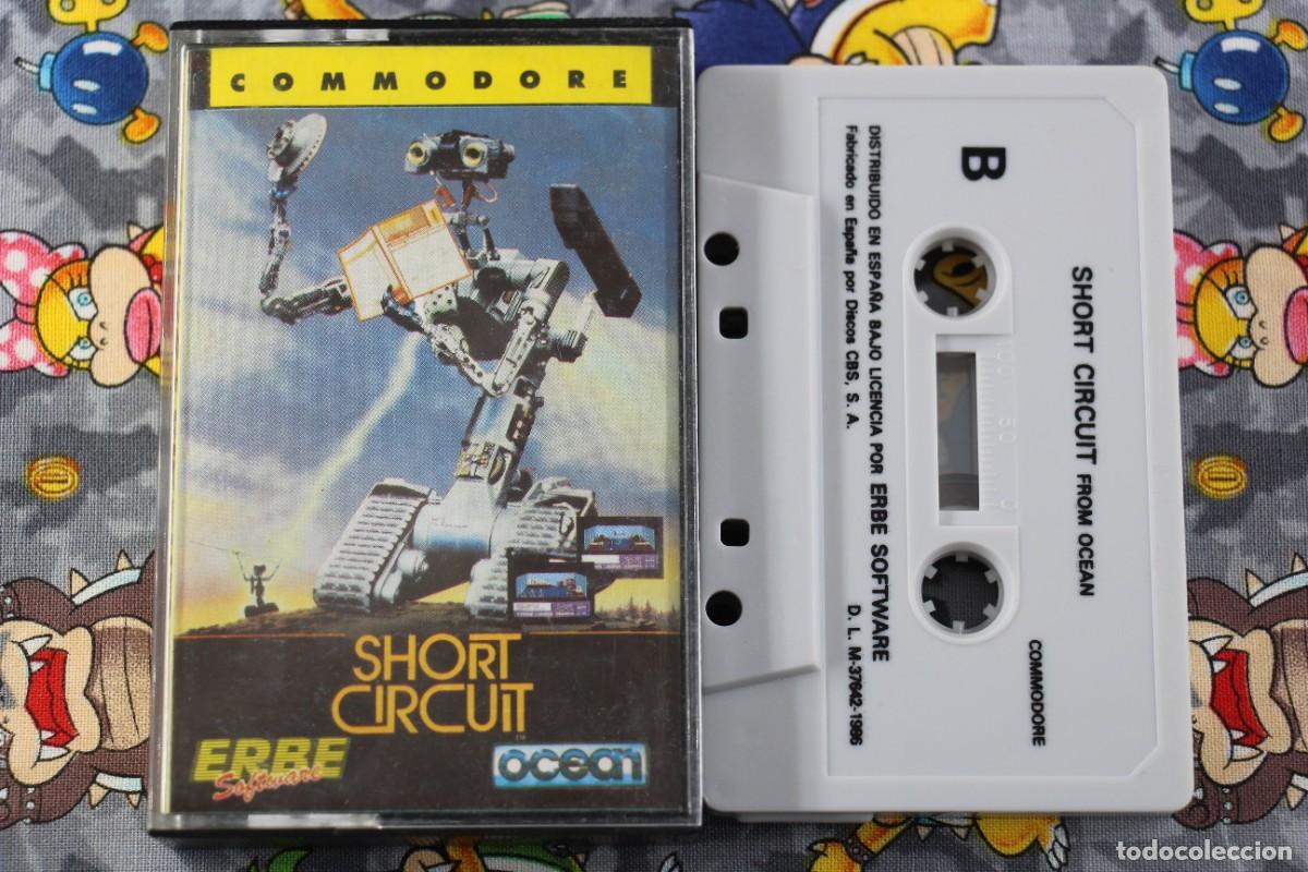 Videojuegos y consolas: COMMODORE 64K CINTA ERBE SHORT CIRCUIT EN ESPA&Ntilde;OL - Foto 1
