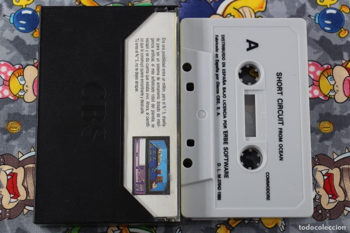 Videojuegos y consolas: COMMODORE 64K CINTA ERBE SHORT CIRCUIT EN ESPA&Ntilde;OL - Foto 2