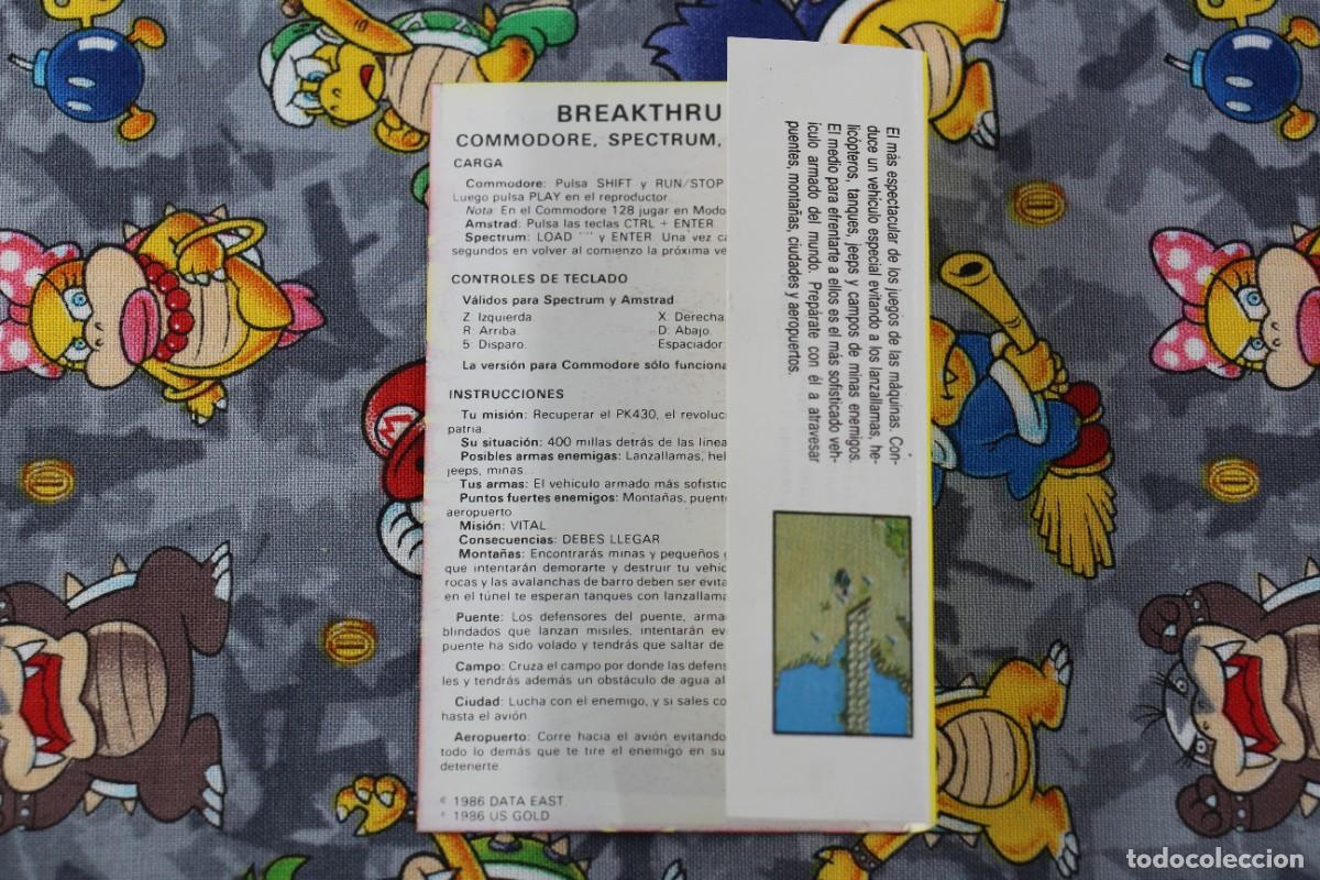 Videojuegos y consolas: COMMODORE 64K CINTA ERBE BREAKTHRU EN ESPA&Ntilde;OL - Foto 3