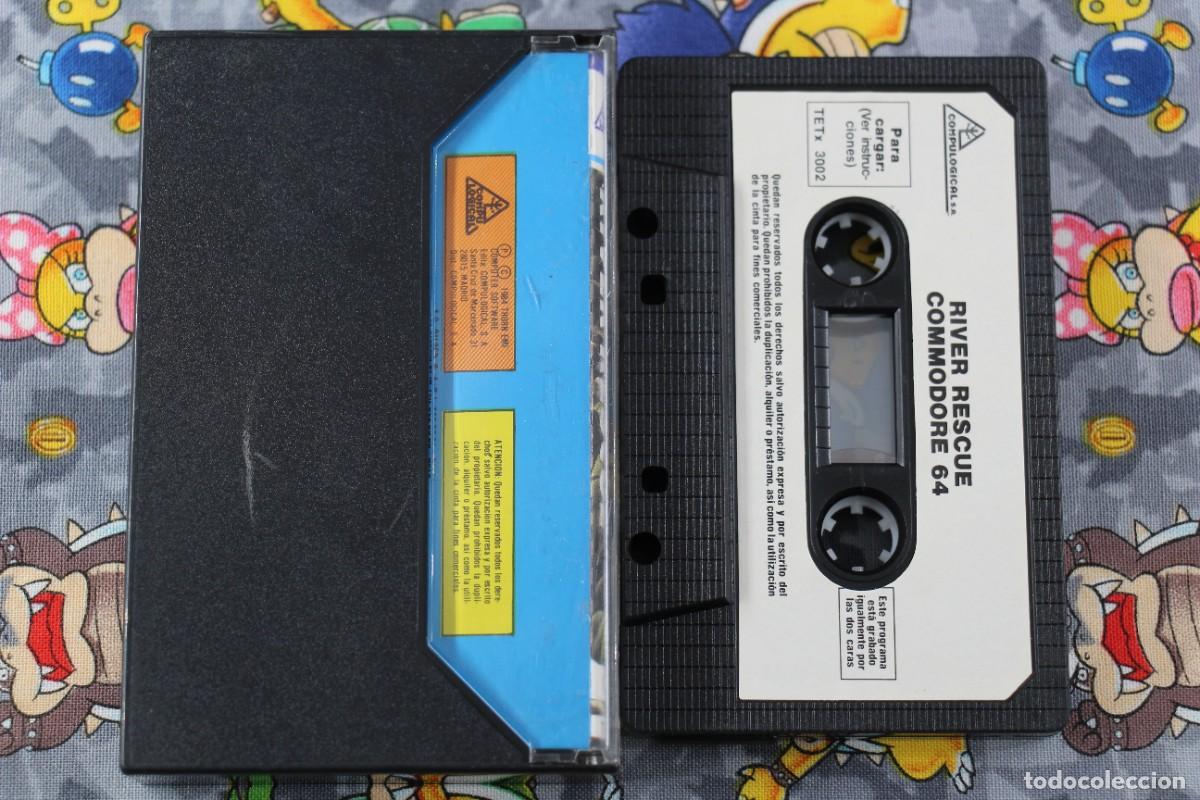 Videojuegos y consolas: COMMODORE 64K CINTA COMPULOGICAL RIVER RESCUE EN ESPA&Ntilde;OL - Foto 2