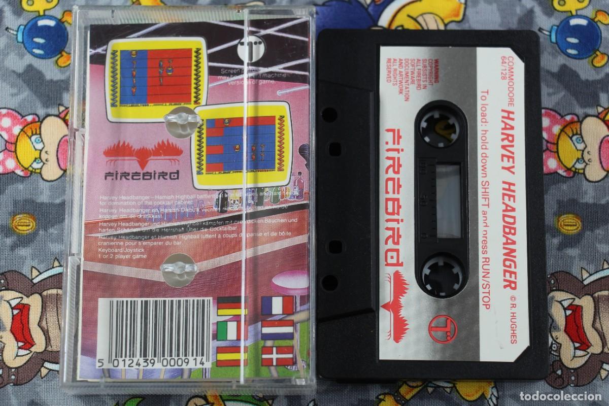 Videojuegos y consolas: COMMODORE 64K 128K CINTA HARVEY HEADBANGER EN ESPA&Ntilde;OL - Foto 2