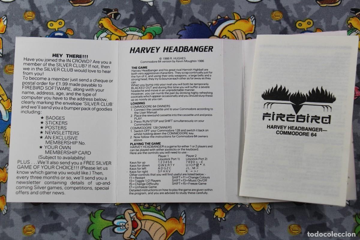 Videojuegos y consolas: COMMODORE 64K 128K CINTA HARVEY HEADBANGER EN ESPA&Ntilde;OL - Foto 3